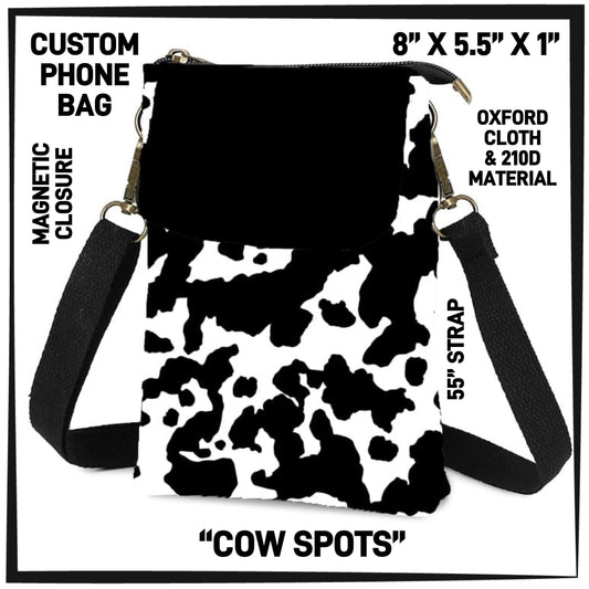 CP3H - Cow Spots Phone Bag - Preorder ETA: Mid-Oct