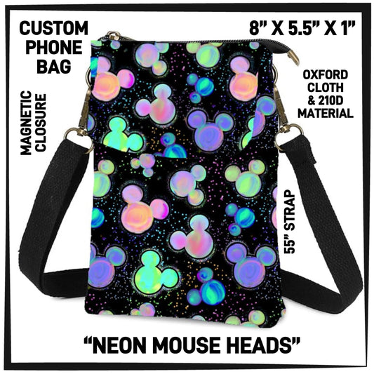 CP3H - Neon Mouse Heads Phone Bag - Preorder ETA: Mid-Oct