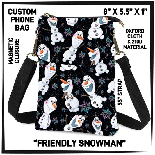 CP3H - Friendly Snowman Phone Bag - Preorder ETA: Mid-Oct