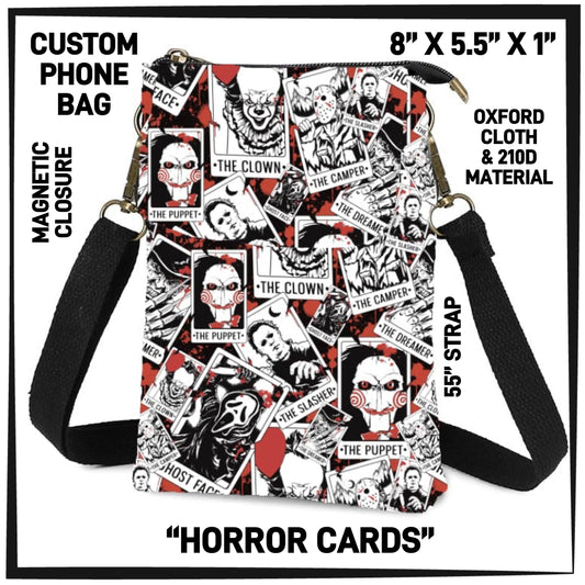CP3H - Horror Cards Phone Bag - Preorder ETA: Mid-Oct