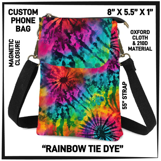 CP3H - Rainbow Tie Dye Phone Bag - Preorder ETA: Mid-Oct