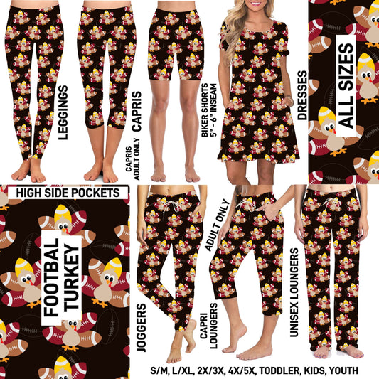 TG25 - Football Turkey Unisex Full Joggers/Full/Capri Loungers - Preorder ETA: Late Oct