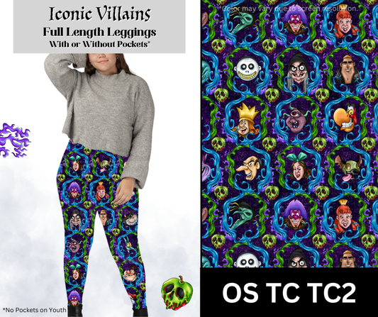 Iconic Villains Full Length Leggings