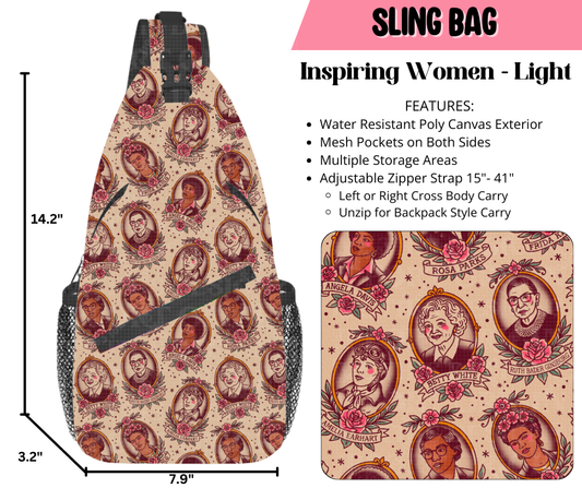 Inspiring Women - Light Sling Bag