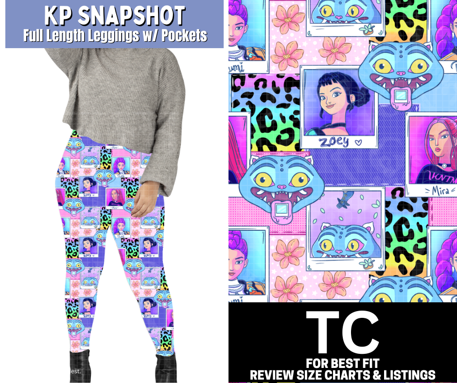 KP Snapshot Full Length Leggings w/ Pockets