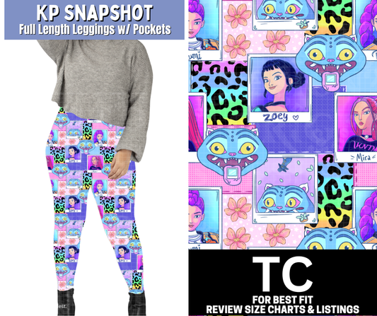 KP Snapshot Full Length Leggings w/ Pockets