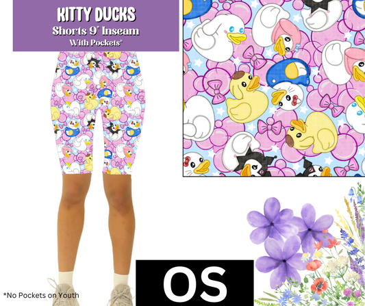 Kitty Ducks Jamaica Shorts w/ Pockets