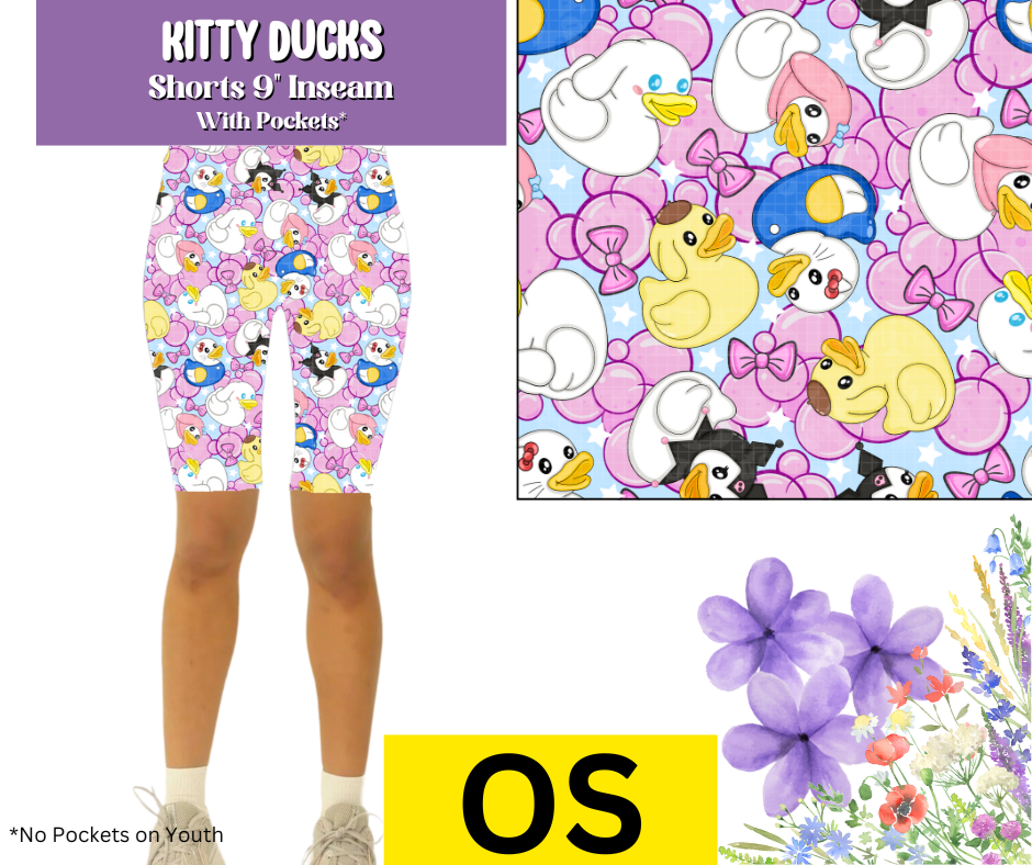 Kitty Ducks Jamaica Shorts w/ Pockets