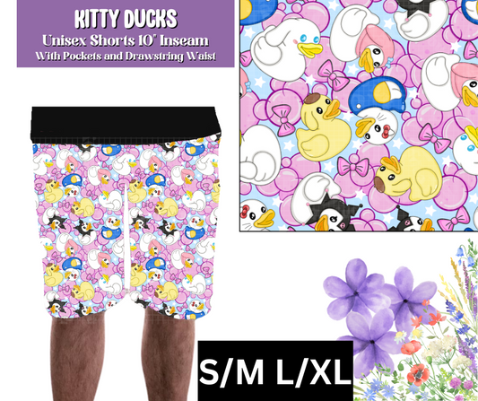 Kitty Ducks Unisex Shorts