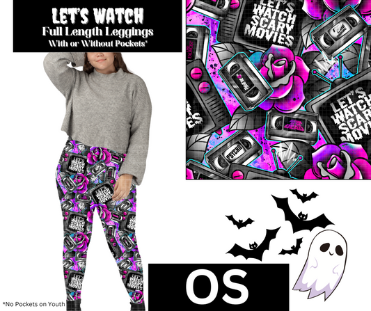 Let's Watch Full Length Leggings w/ Pockets