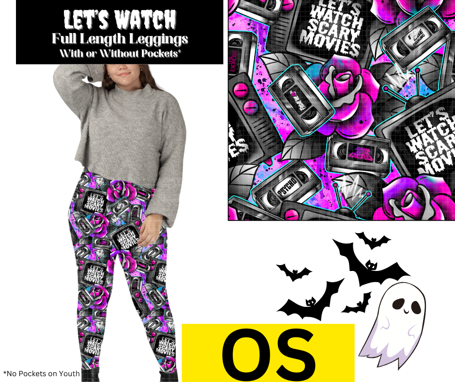 Let's Watch Full Length Leggings w/ Pockets