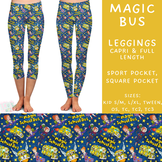 Ready To Ship - Magic Bus - TC Capri No Pocket