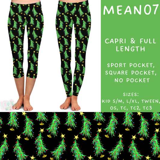 Ready To Ship  - Mean07 Full and Capri Length Leggings