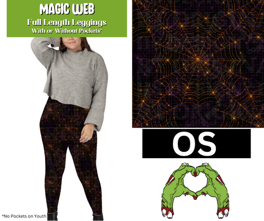 Magic Webs Full Length Leggings w/ Pockets