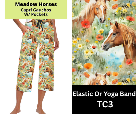 Meadow Horses Capri Gauchos