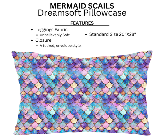 Mermaid Scales Dreamsoft Pillowcase