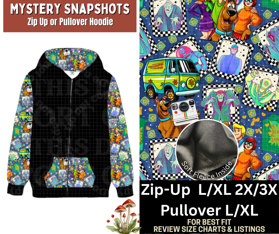 Mystery Snapshots Zip-Up or Pullover Hoodie