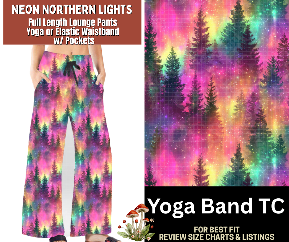 Neon Northern Lights Full Length Lounge Pants