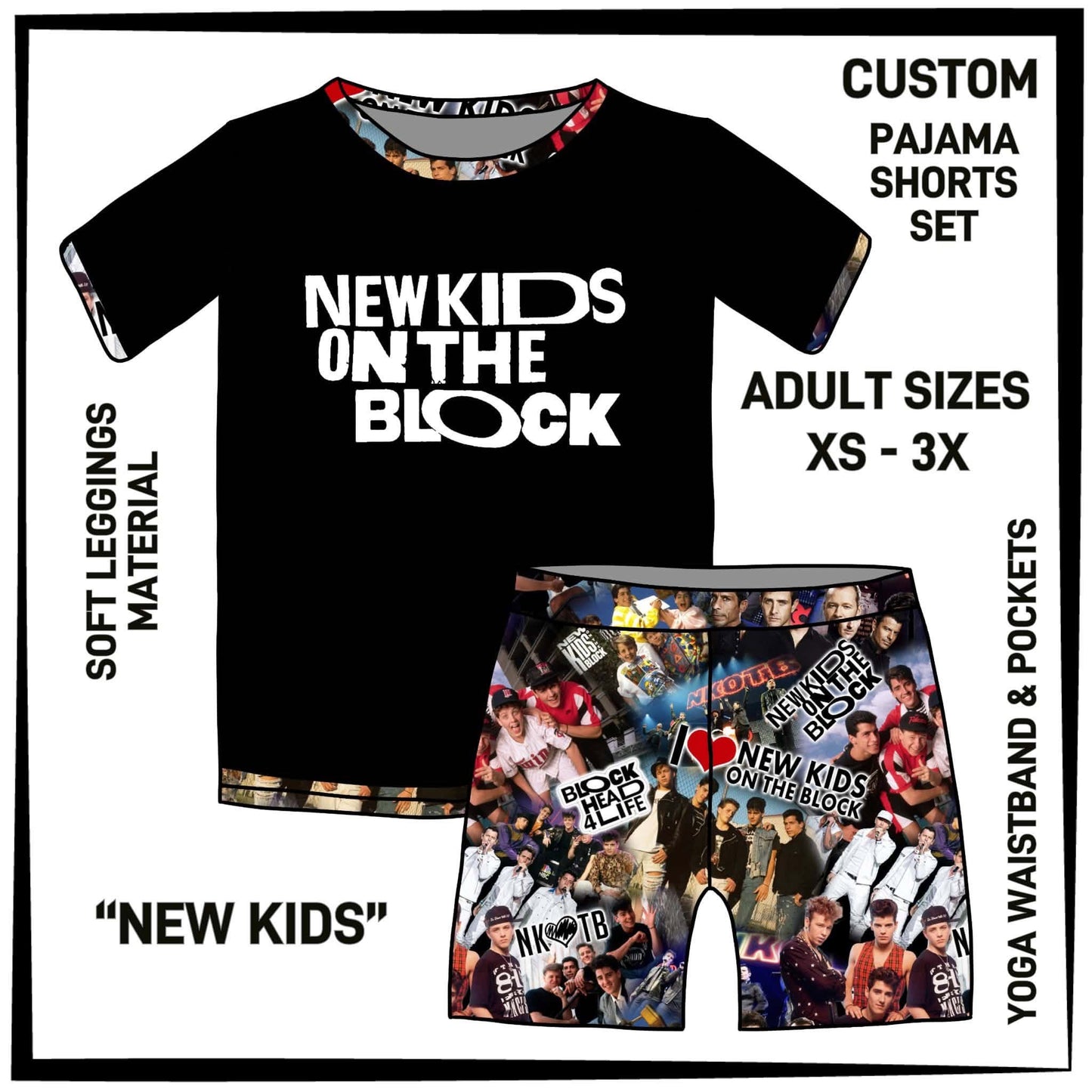 PS1S - New Kids Pajamas Top & Shorts Set - Preorder Closing 7/1 ETA: Late Aug