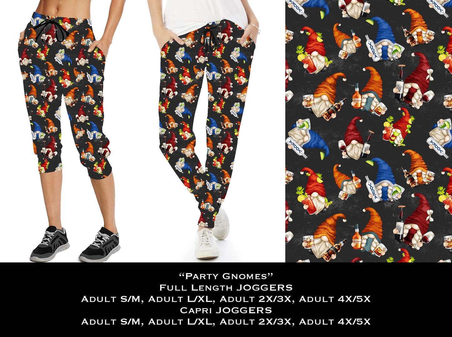 Party Gnomes - Capri Joggers