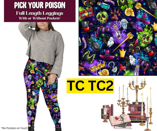 Pick Your Poison Full Length Leggings w/ Pockets