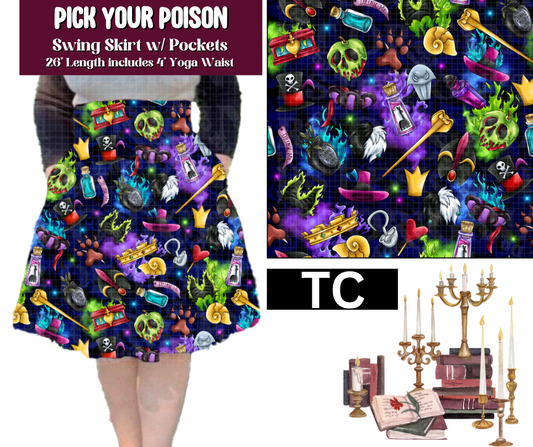 Pick Your Poison Swing Skirt