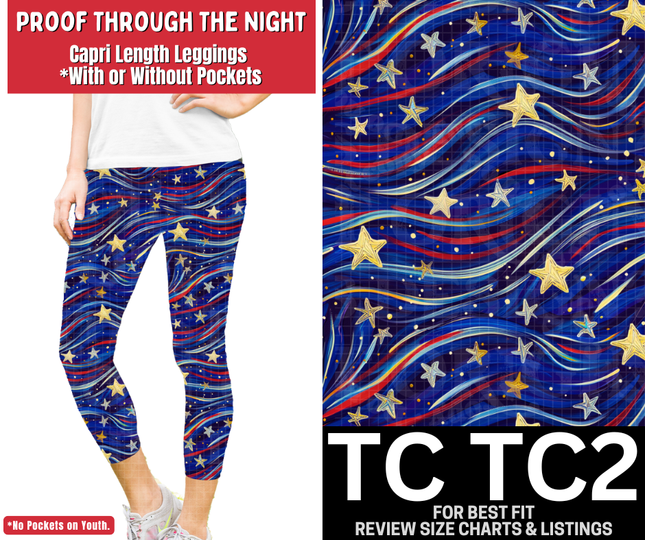 Proof Through The Night Capri Length Leggings w/ Pockets