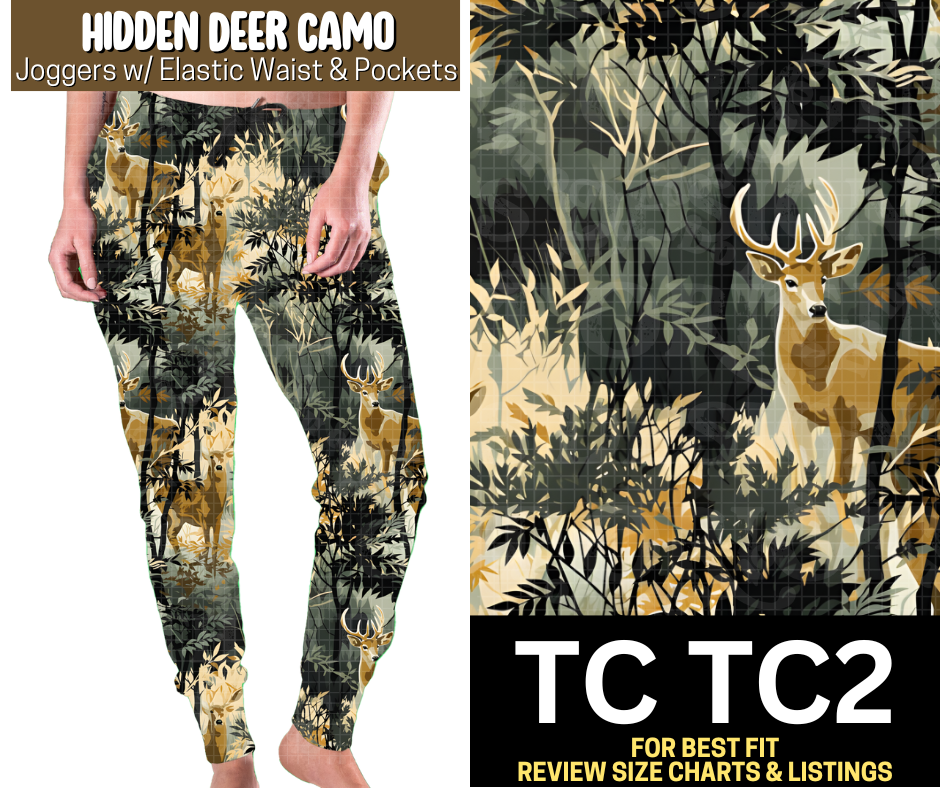 Hidden Deer Camo Joggers