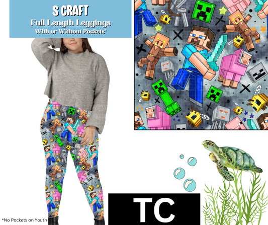 S Craft Full Length Leggings w/ Pockets