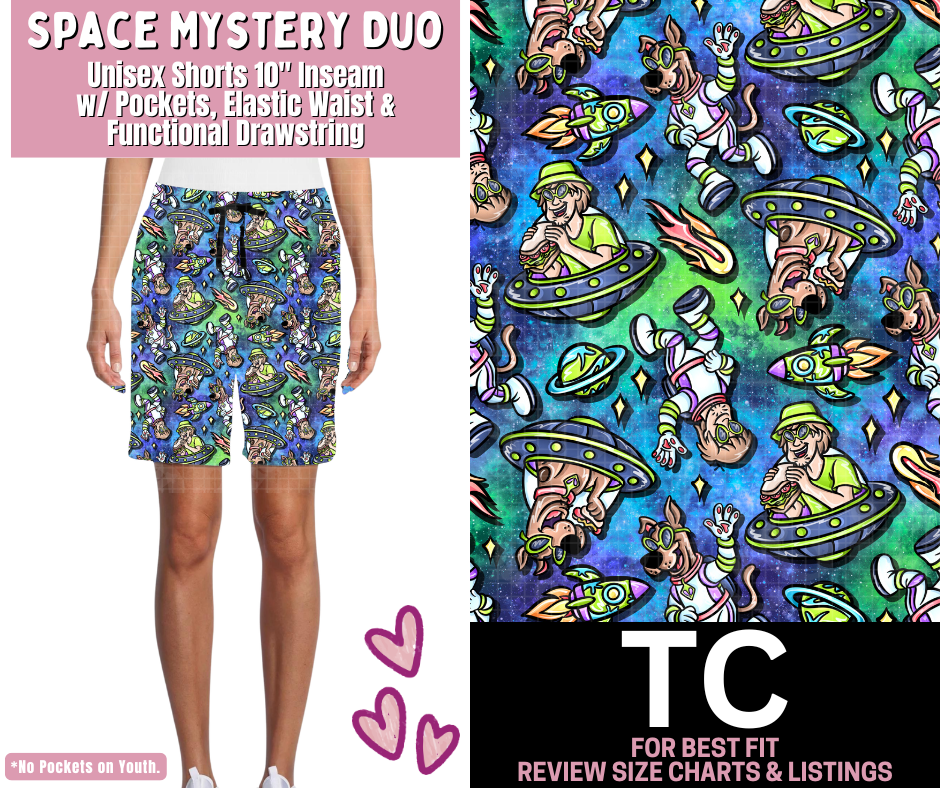 Space Mystery Duo Unisex Shorts
