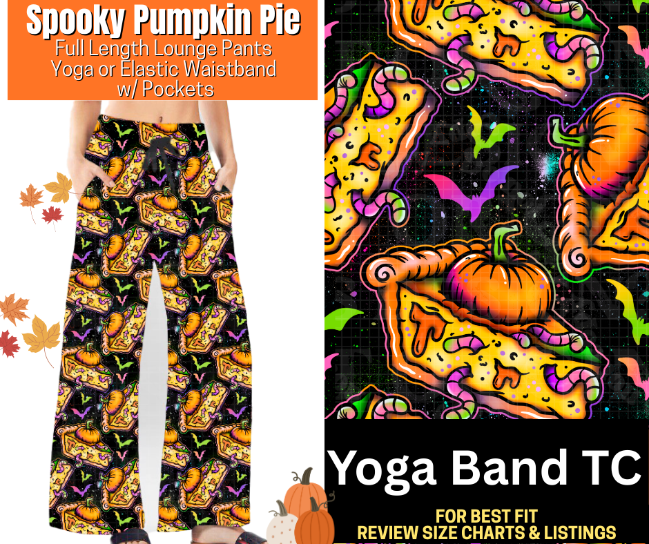 Spooky Pumpkin Pie Full Length Lounge Pants