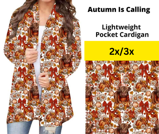 Autumn Is Calling Pocket Cardigan