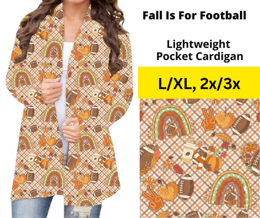 Fall Is For Football Pocket Cardigan