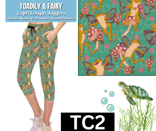 Toadily A Fairy Jogger Capri