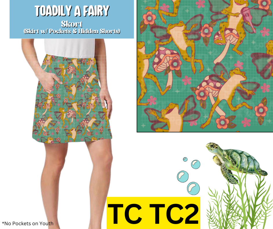 Toadily A Fairy Skort
