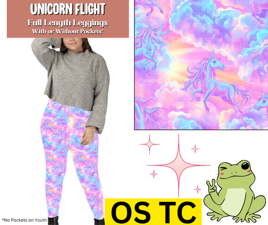 Unicorn Flight Full Length Leggings w/ Pockets