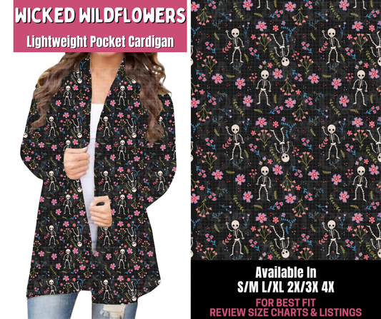 Preorder! Closes 11/10. ETA Jan. Wicked Wildflowers Pocket Cardigan
