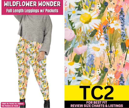 Wildflower Wonder Full Length Leggings w/ Pockets