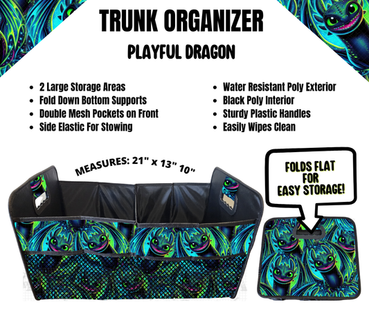 Playful Dragon Trunk Organizer