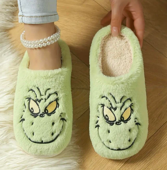 Green Man Slippers