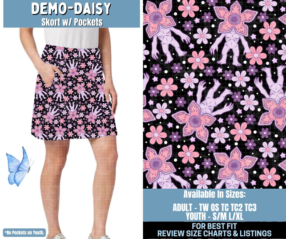 Preorder! Closes 1/15. ETA April. Demo-Daisy Skort