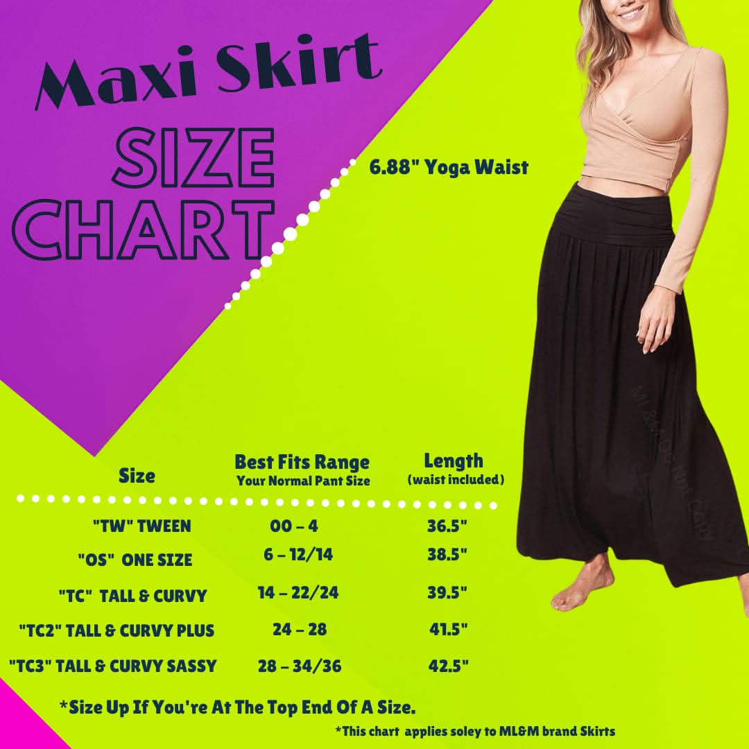Royal Purple Dash Maxi Skirt