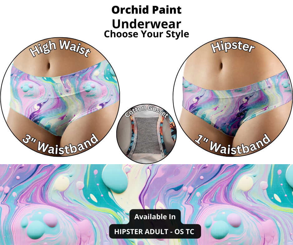 Orchid Paint Underwear
