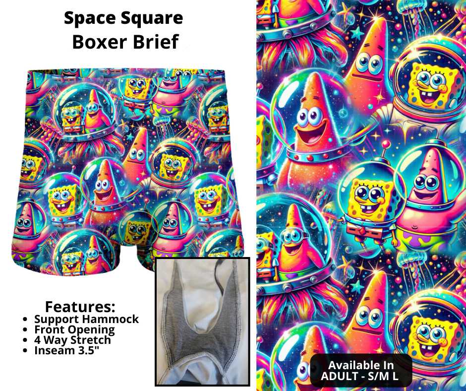 Space Square Boxer Briefs