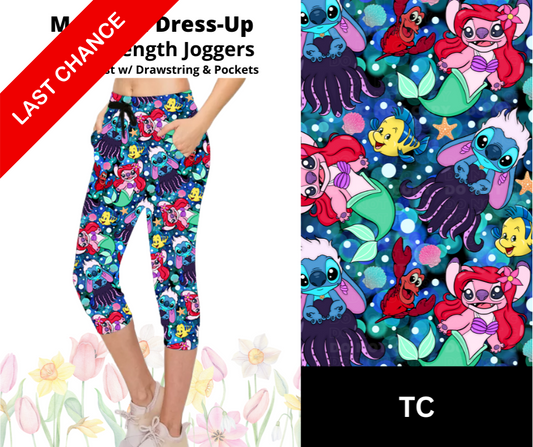 Mermaid Dress-Up Jogger Capri