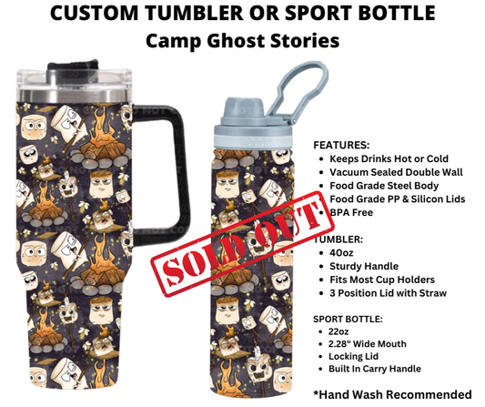Camp Ghost Stories Custom Tumbler