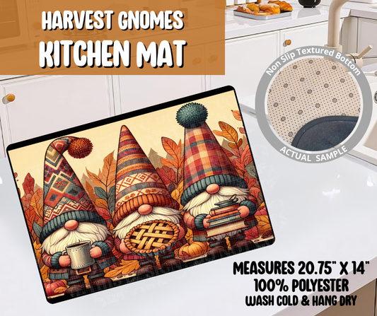 Preorder! Closes 6/8. ETA Sept. Harvest Gnomes Kitchen Mat