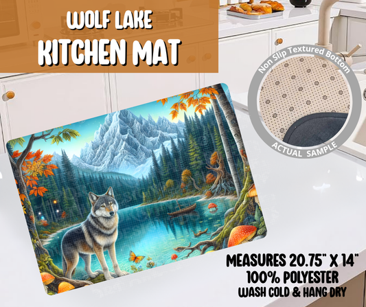 Preorder! Closes 6/8. ETA Sept. Wolf Lake Kitchen Mat