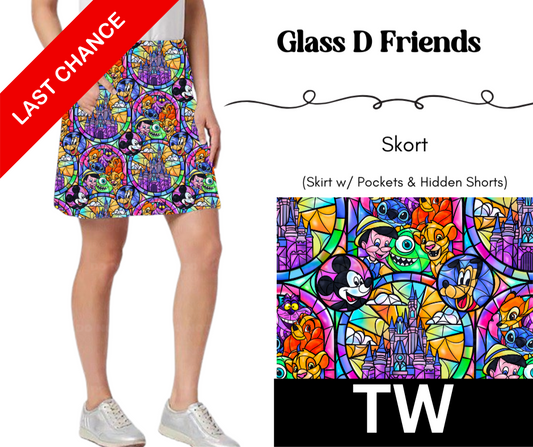 Glass D Friends Skort