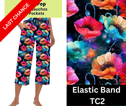 Poppy Pop Capri Gauchos